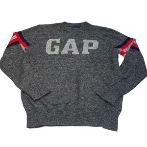 Gap Kids Grey Logo Sweater - Kids Large‎ (10-11)
